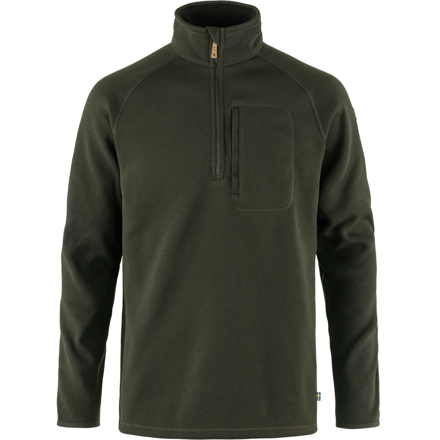 Övik Fleece Half Zip, Color: Deep Forest, Size: M