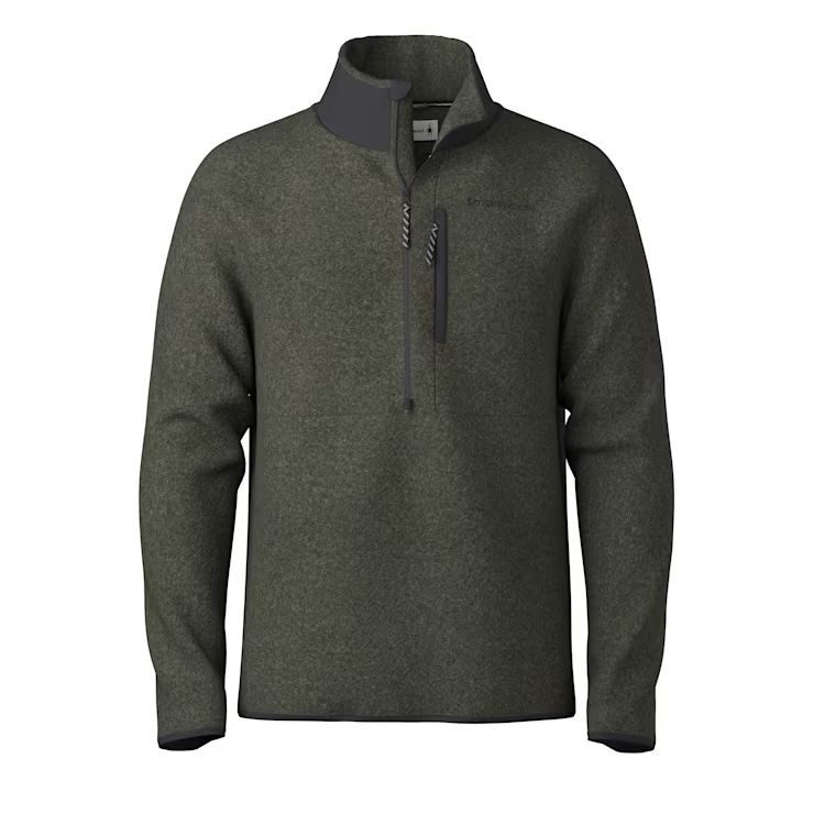 Men&#39;s Second Cut Fleece 1/2 Zip, Color: Winter Moss, Size: M