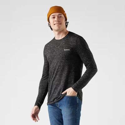 Men&#39;s Merino Hemp Blend Long Sleeve Crew