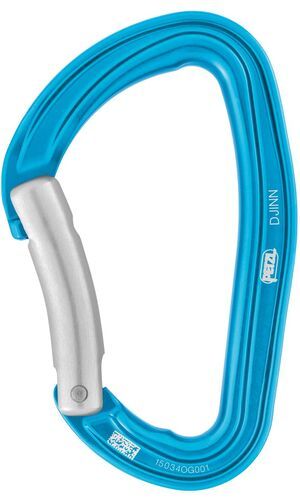DJINN Carabiner bent gate, Color: Turquoise