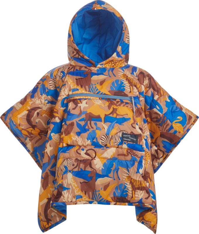 Kids Honcho Poncho, Color: Animal Print