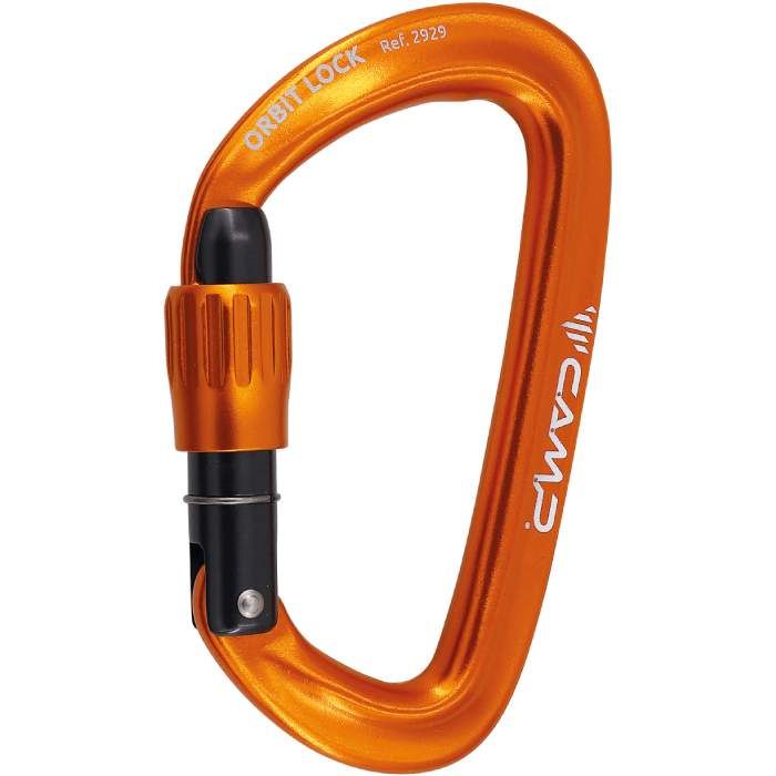 Orbit Lock Carabiner, Color: Orange