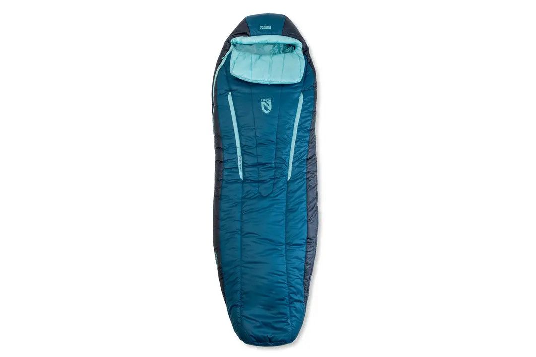 Forte Women's 20 Endless Promise Sleeping Bag, Color: Abyss/ Hazy Aqua, Size: Regular
