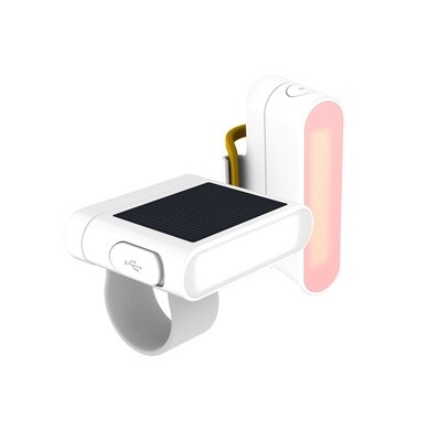 Ensemble de lumières de vélo solaires