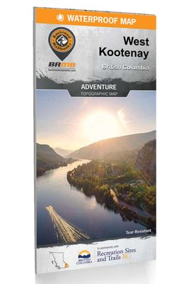 Carte de West Kootenay, Colombie-Britannique