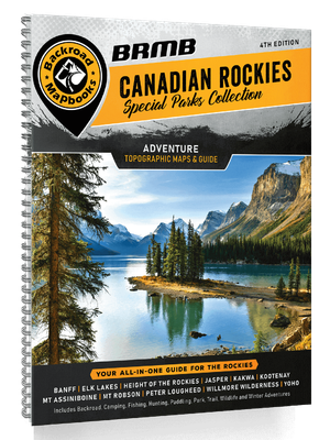 Carte des Rocheuses Canadiennes