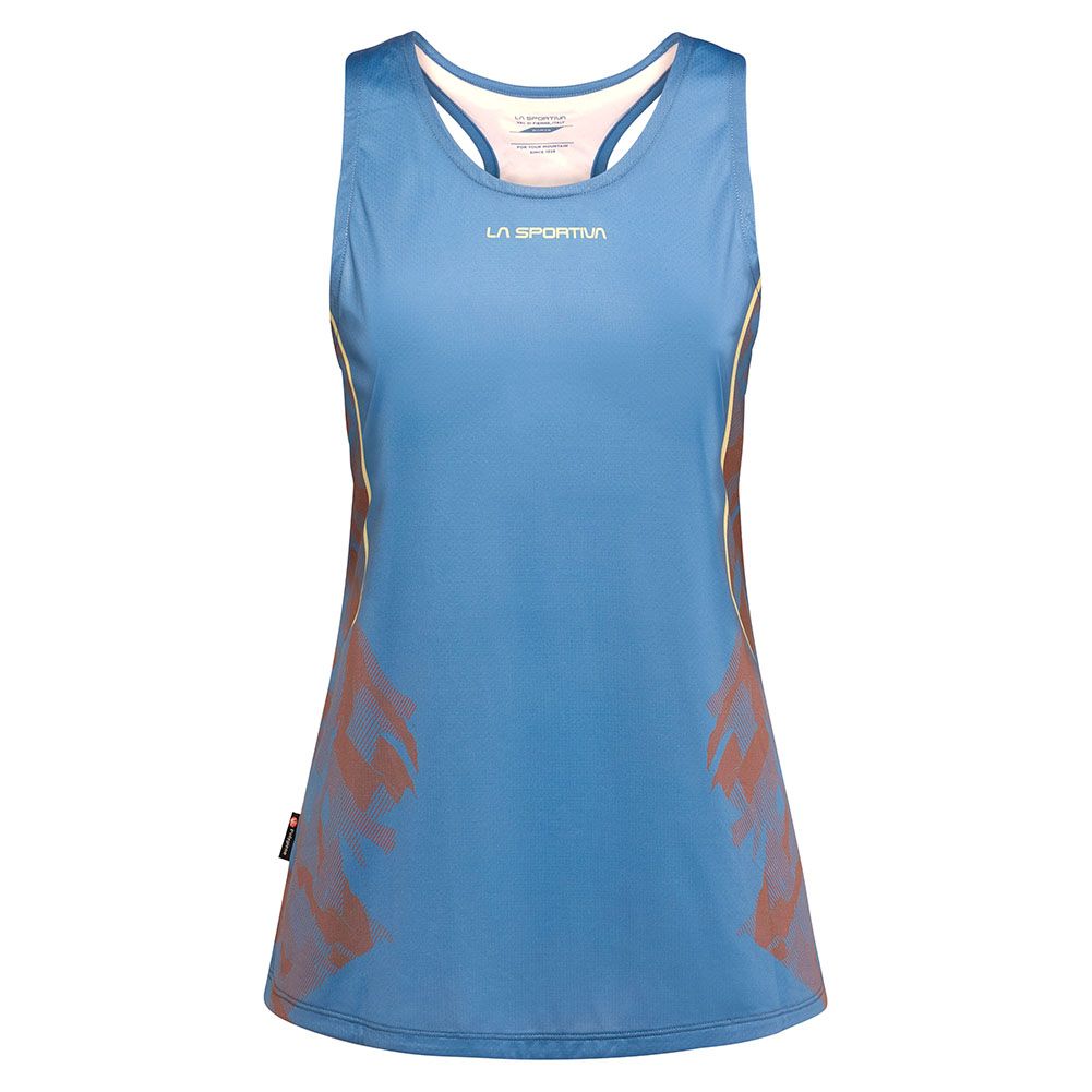 Pacer Tank, Color: Moonlight/cherry Tomato, Size: XS