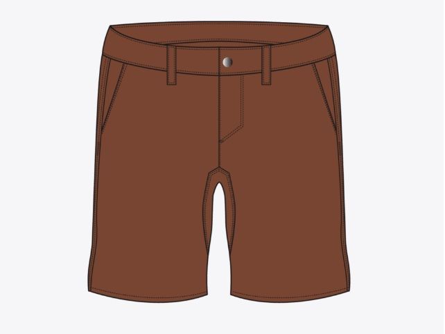 Hot Tub 9.5 Short, Color: Bark, Size: 32