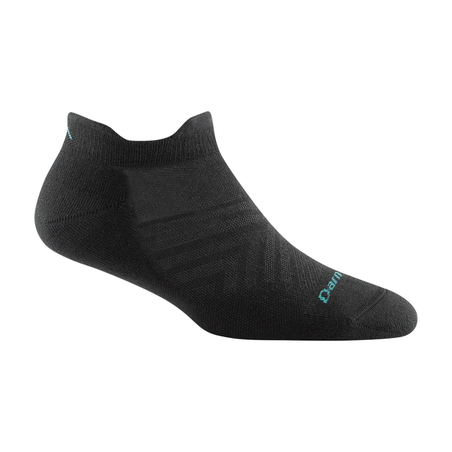 Women's Coolmax Run No Show Tab Ultra-Lightweight Running Sock, Color: Black, Size: S