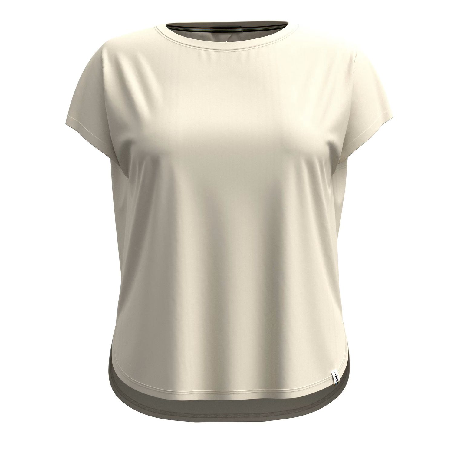 Women's Short Sleeve Swing Top, Color: Almond, Size: S