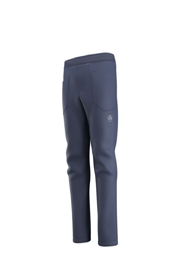 Men Roots Pants, Color: Night Sky/Chalk, Size: L