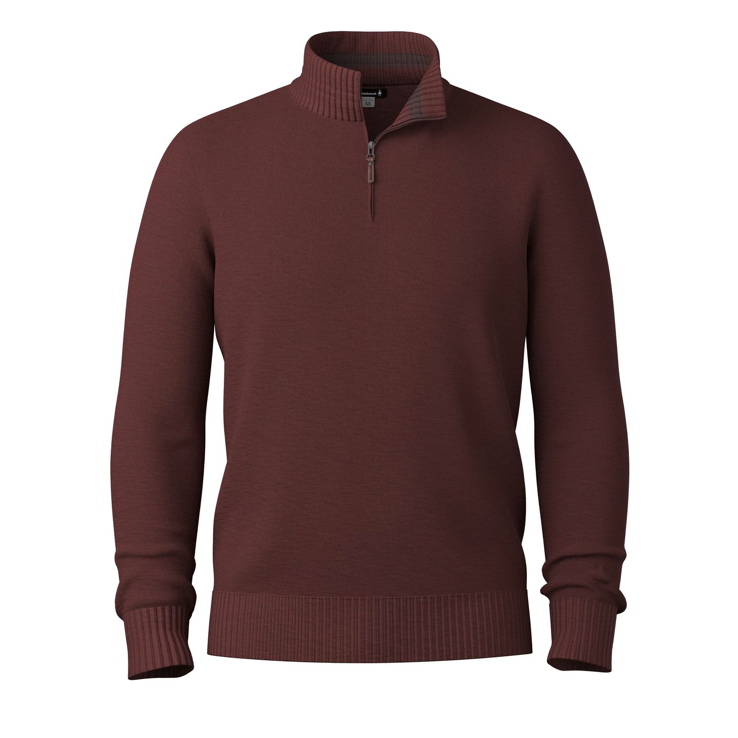 Men's Sparwood 1/4 Zip Sweater, Color: Pecan Brown- Mink, Size: M