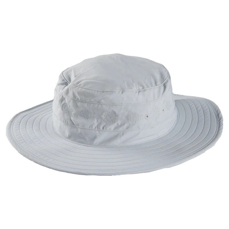 OR Women's Solar Roller Sun Hat, Color: Titanium-rice Embroidery, Size: S