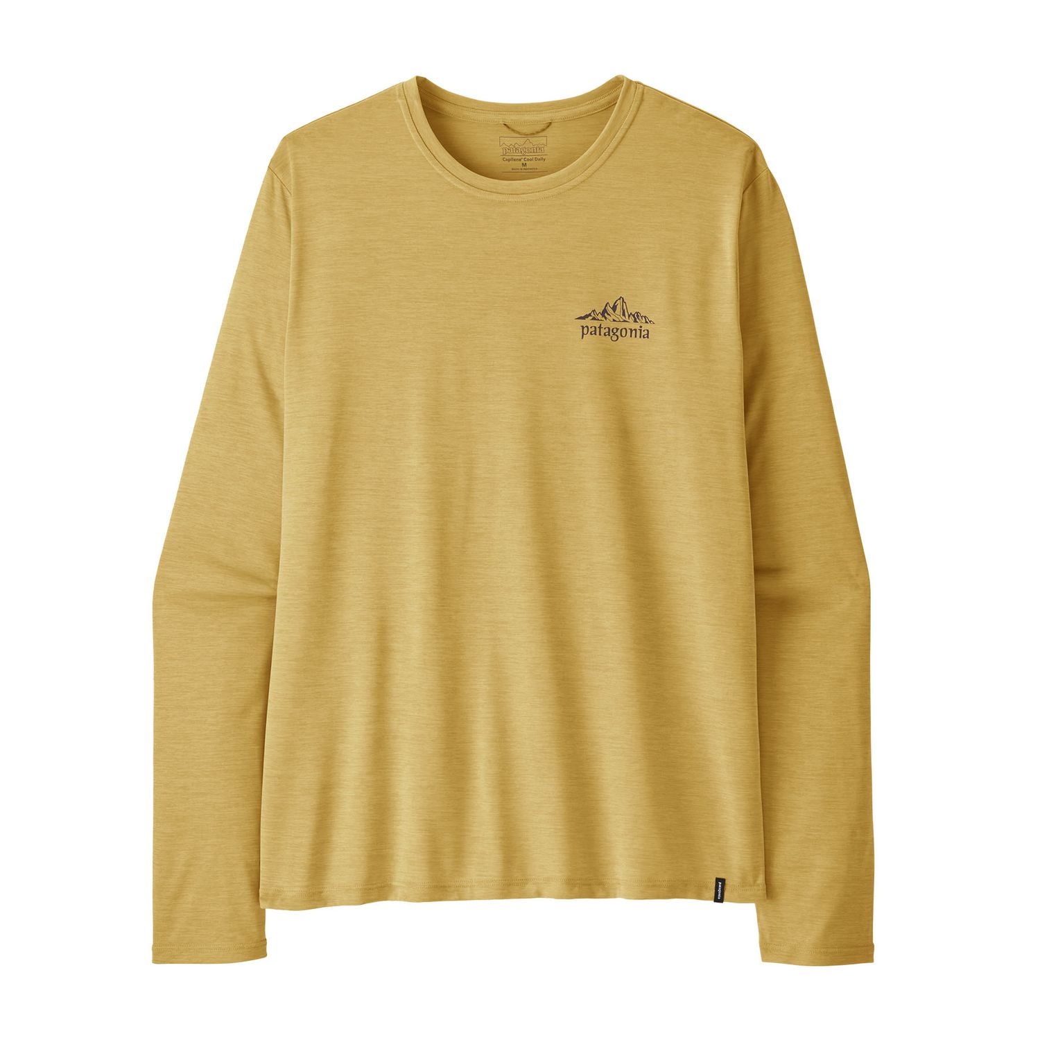 M's Long-Sleeved Capilene Cool Daily Shirt - Cloud Crag, Color: Light Limestone Yellow X-Dye, Size: M