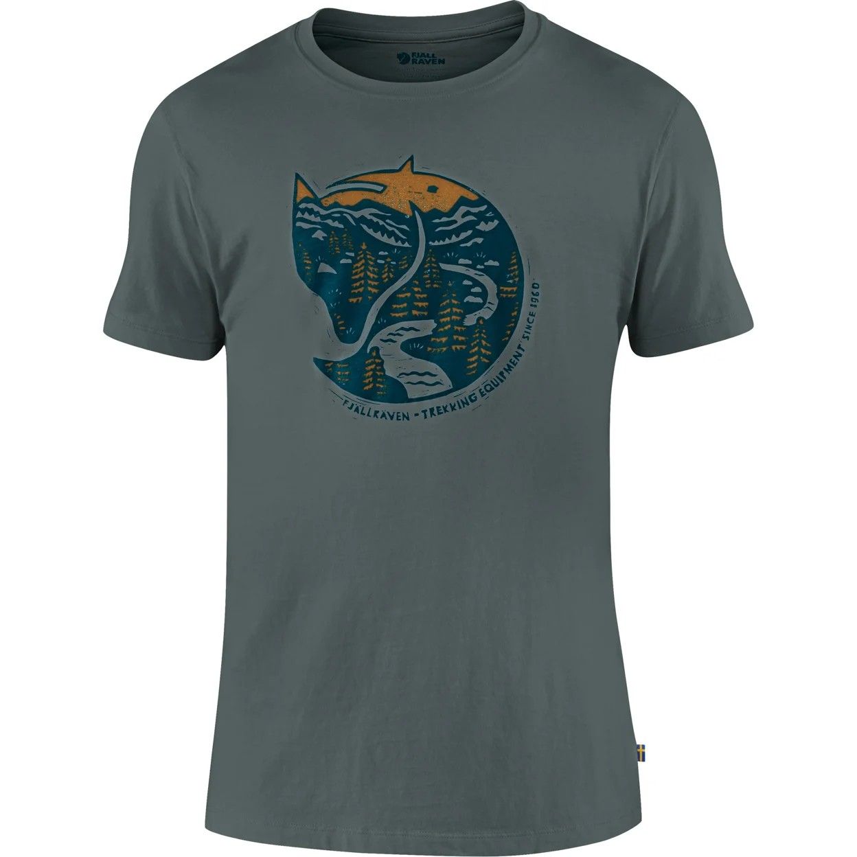 T-shirt Homme Renard Arctique, Couleur: Dusk, Taille: S