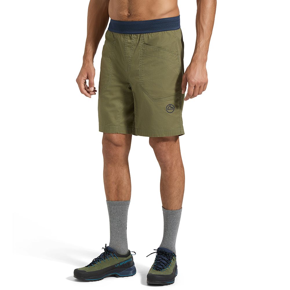 M Roots Shorts, Color: Cypress/night Sky, Size: S