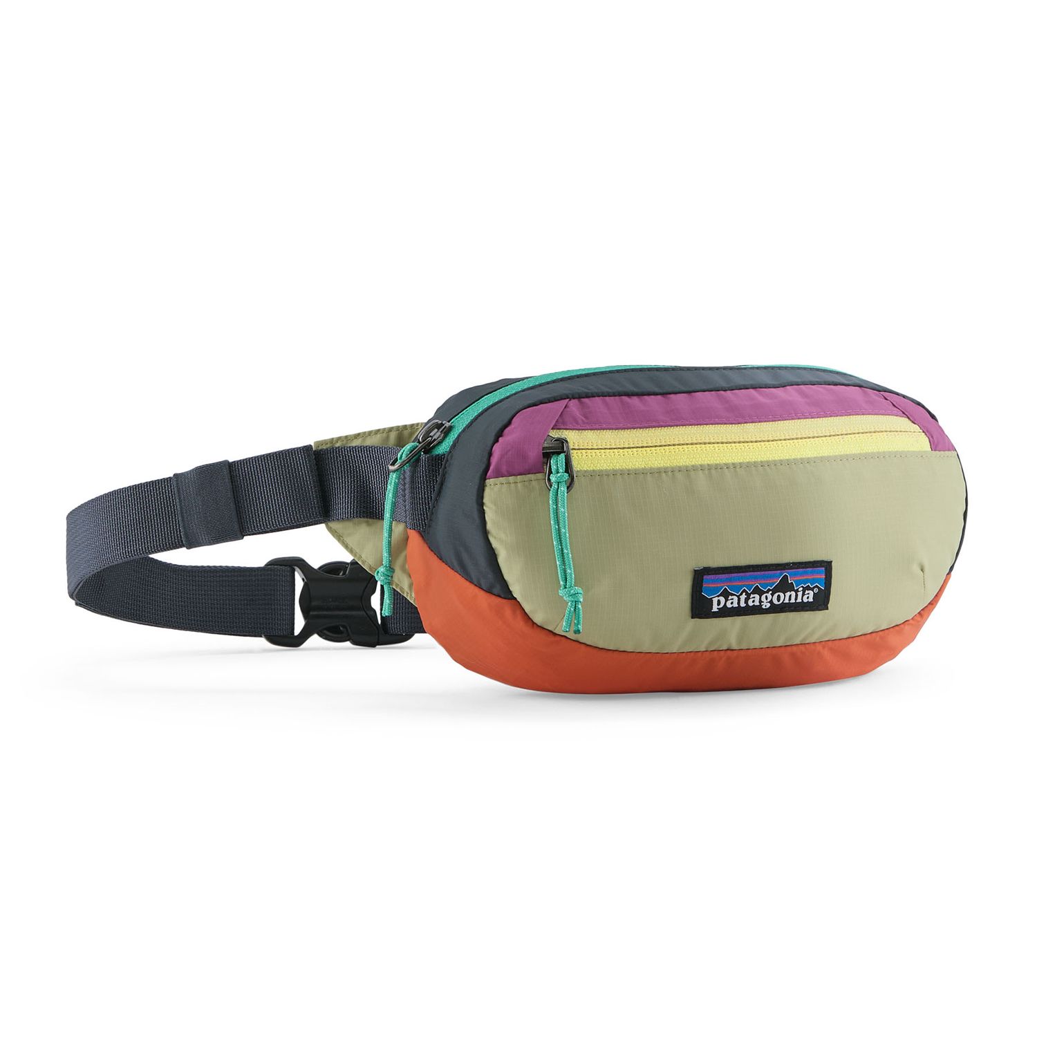 Terravia Mini Hip Pack, Color: Patchwork: Gumtree Green