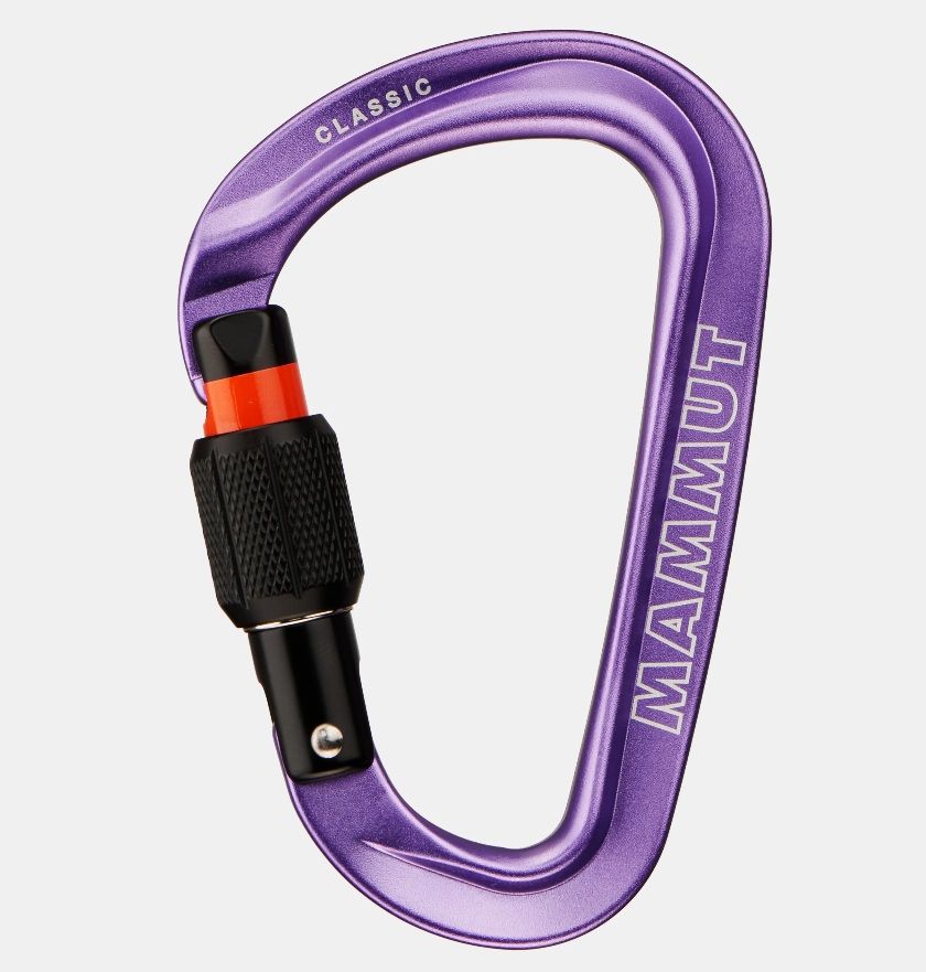 Classic HMS Screwgate Carabiner, Color: Pink