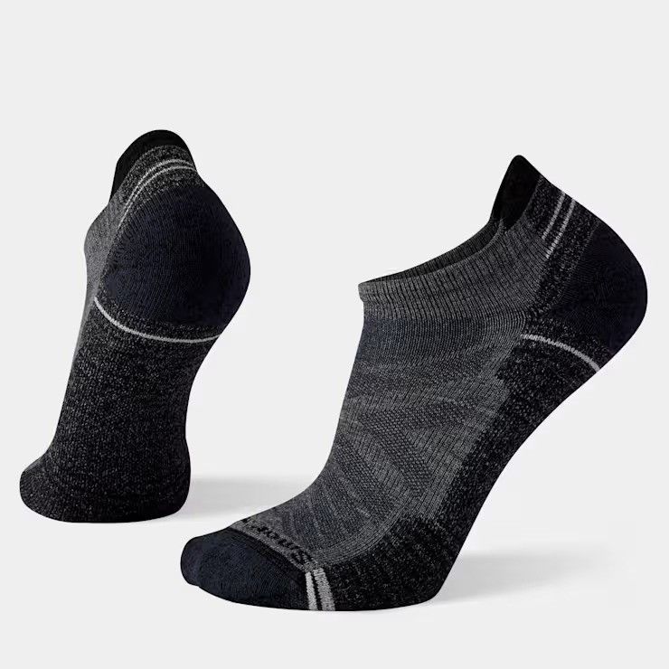 Hike Low Ankle Socks Light Cushion, Color: Medium Gray, Size: L
