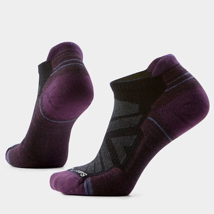 W Hike Light Cushion Low Ankle Socks, Color: Black, Size: M