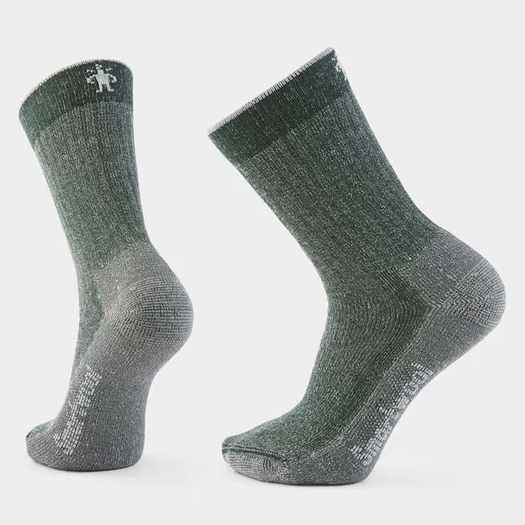 Hike Classic Edition Second Cut Crew Socks, Color: Dark Sage, Size: S