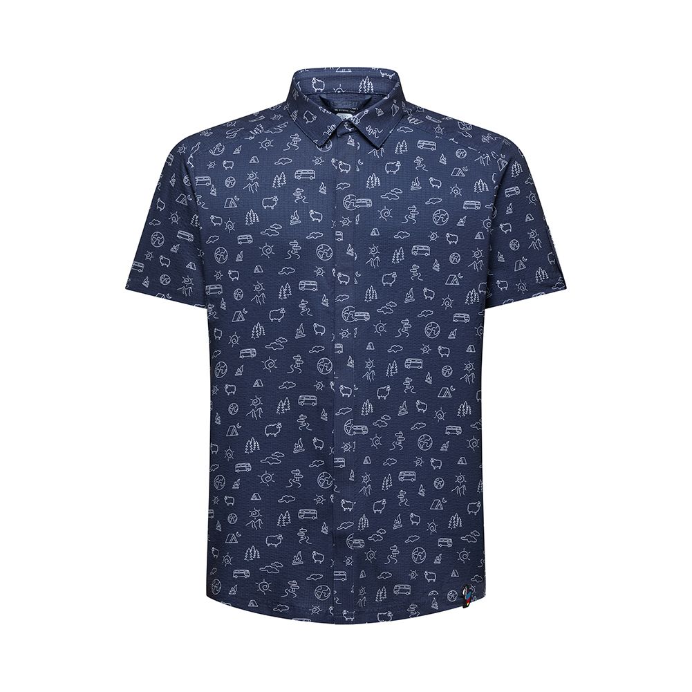 Move Tech Shirt, Color: Night Sky/Chalk, Size: S