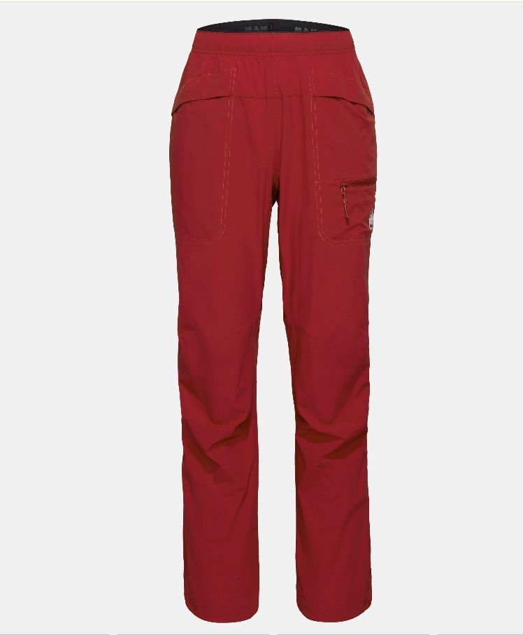 W Sender Climbing Pants, Color: Dark Mammut Red, Size: 6