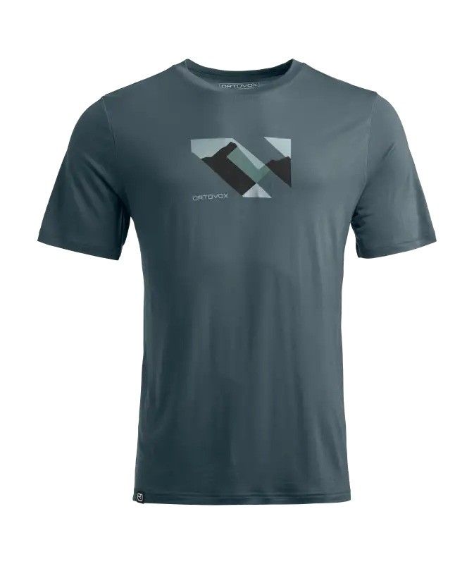 Men 140 Cool Landscape TS, Color: Dark Artic Grey, Size: M