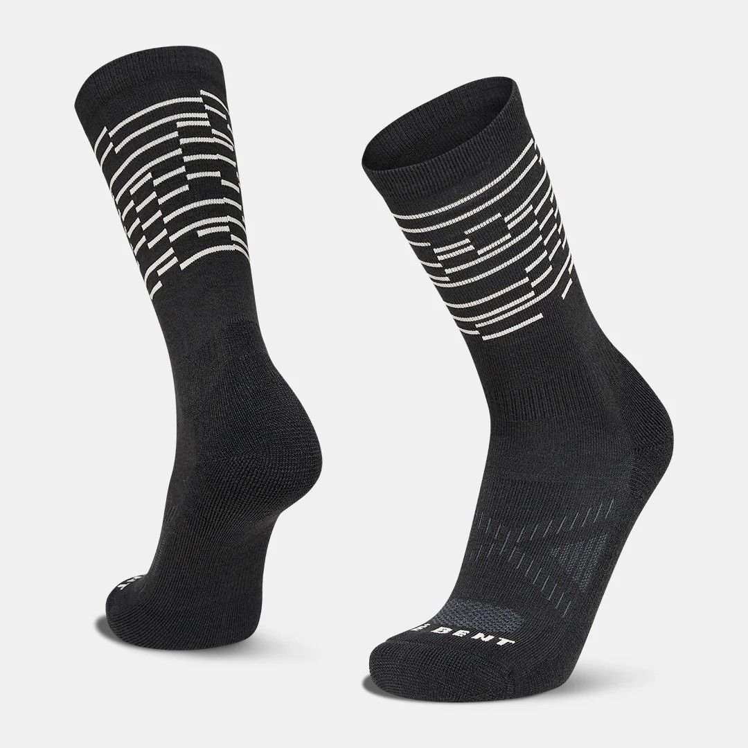 Light Cushion Terra Crew Sock, Color: Black, Size: S