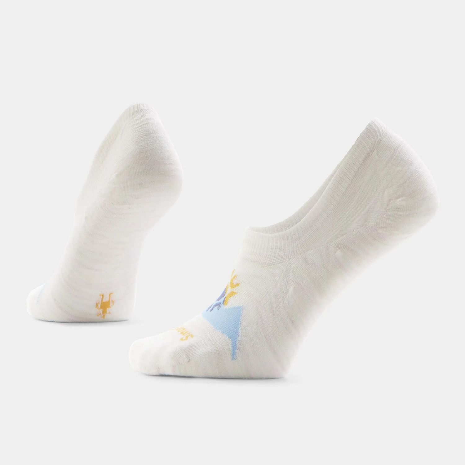Women's Everyday Sunrise No Show Socks, Color: Moonbeam, Size: M