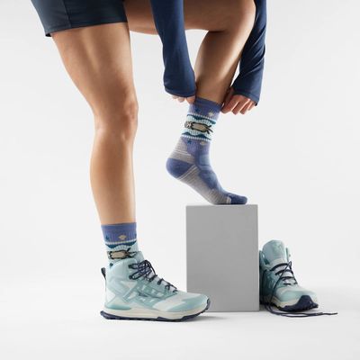 Women's Hike Light Cushion Otter Float Crew Socks
