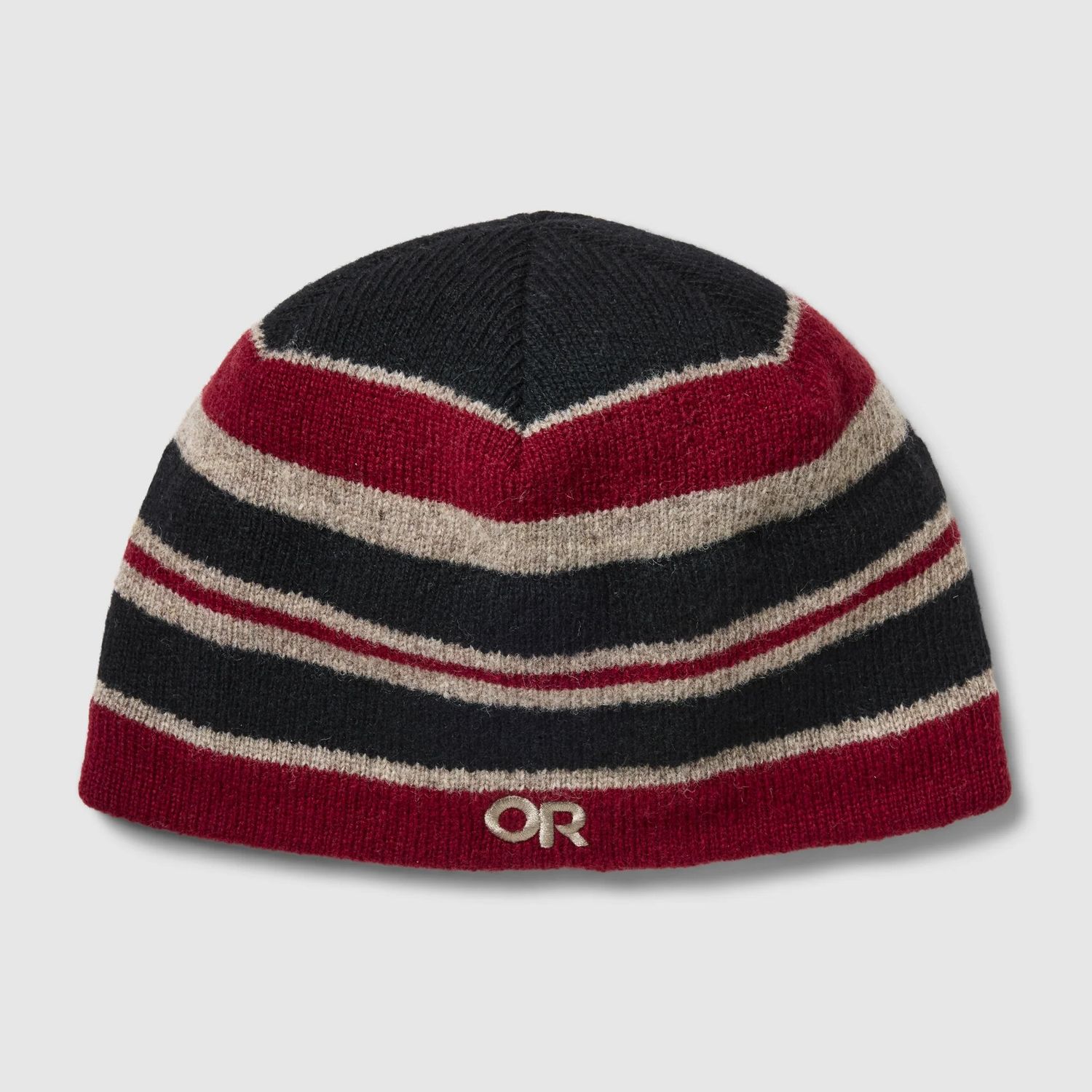 Spitsbergen Windstopper Beanie, Color: Vermillion Stripe, Size: S/M