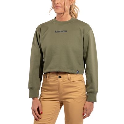 Heritage Logo Crop Sweater 