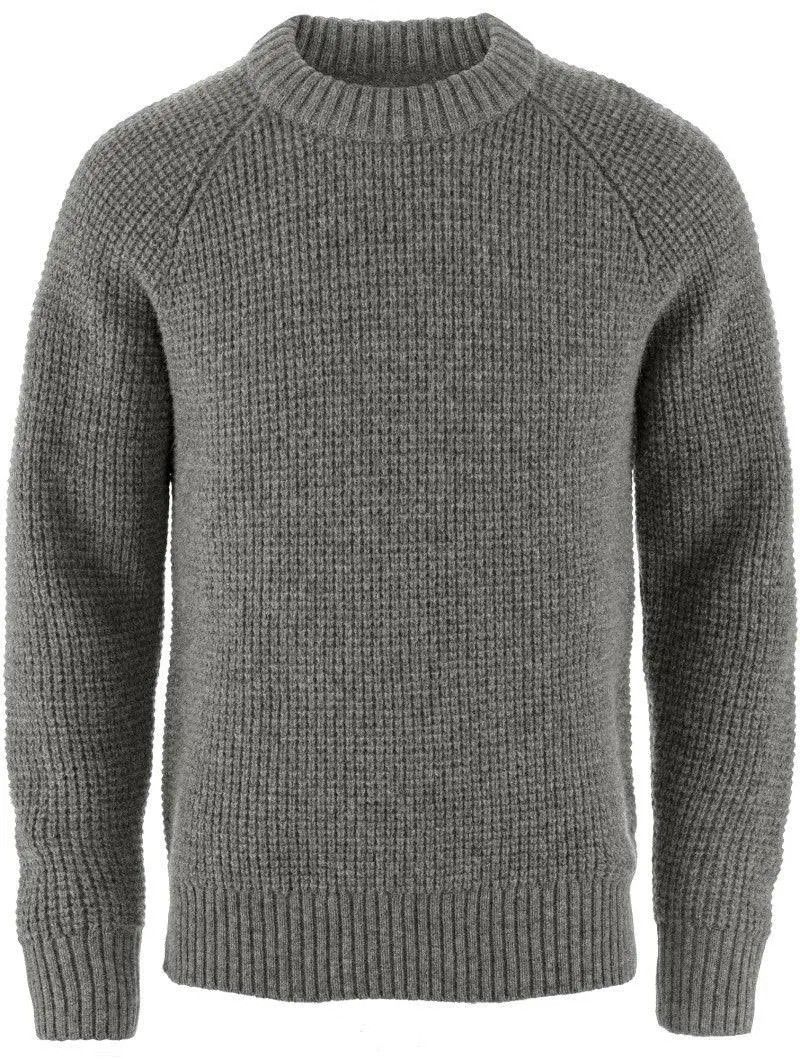 Men Övik Waffle Knit, Color: Grey-Melange, Size: M