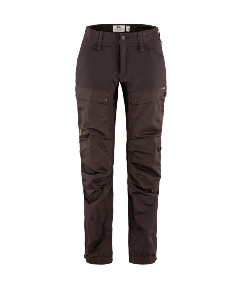 Keb Trousers Curved, Color: Black Oak, Size: 4