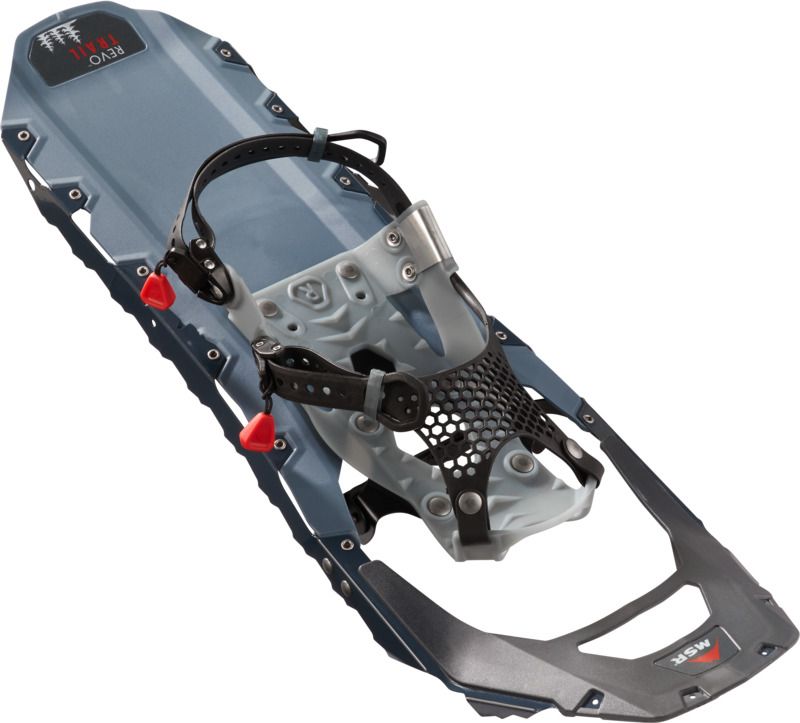 Men Revo Trail Snowshoes, Color: Marine Fog, Size: 25