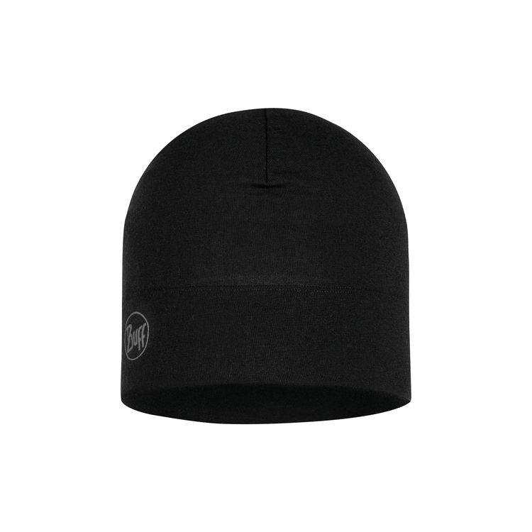 BUFF Merino Midweight Beanie, Color: Solid Black