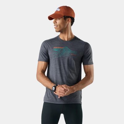 T-shirt Actif Alpine Trace pour Homme