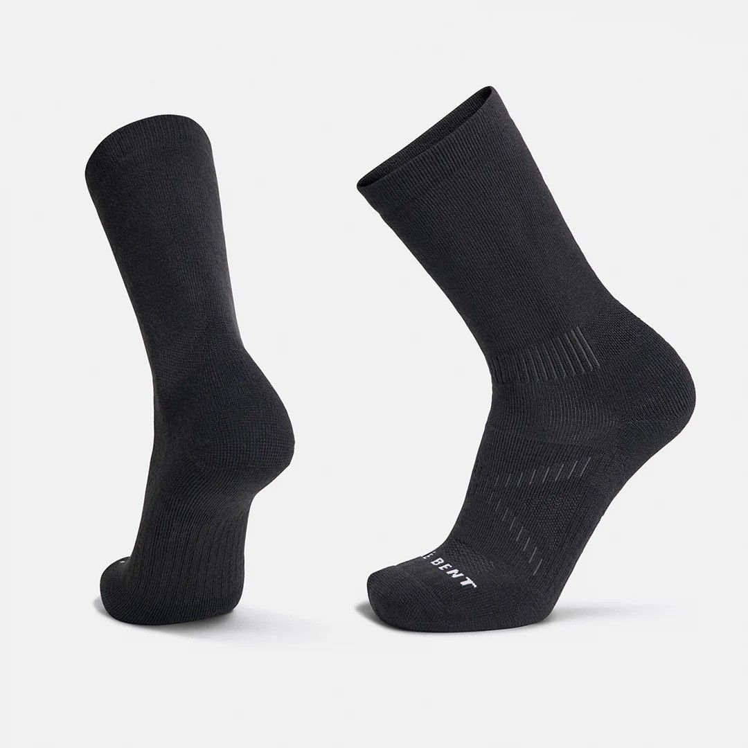 Light Cushion Crew Sock, Color: Black, Size: M