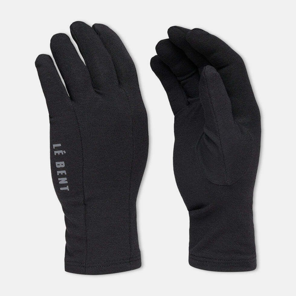 Midweight Glove Liner, Color: Black, Size: XS