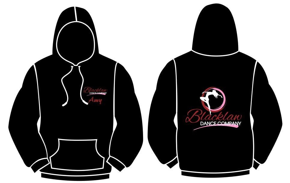Blacklaw Dance Adult Zipped Hoodie JH050 Black