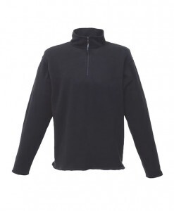 Elgin Duellist Fencing Club 1/4 Zip Fleece - Grey - RG134