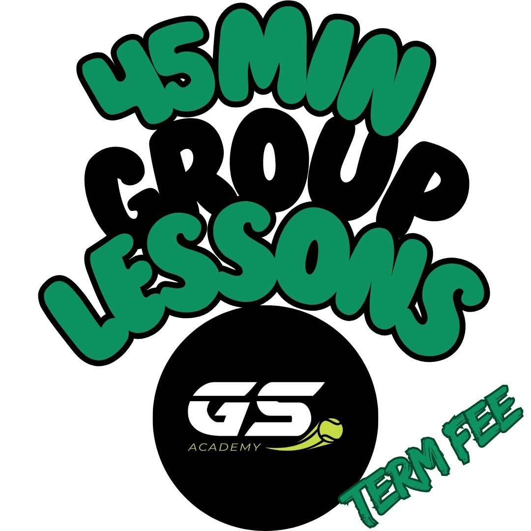 45 minute group tennis lessons (entire term)