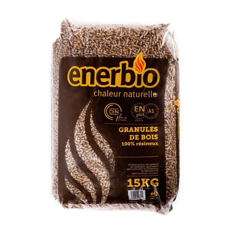Granulés de bois ENERBIO (soit 4.95€ ttc le sac)