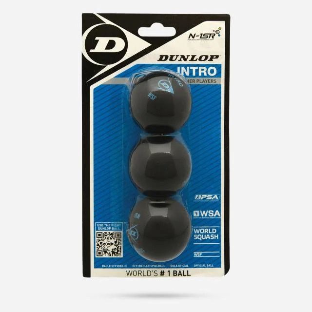 Dunlop Intro Bal set 3 Blauwe stip