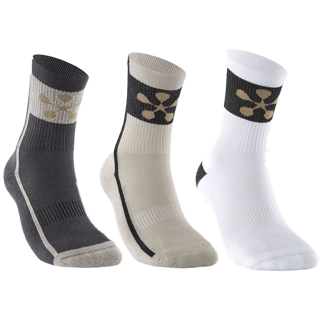 Bullpadel BPPMR2503 Premier Padel 3-Pack Crew Sokken