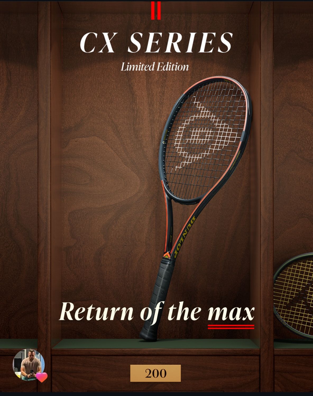 Dunlop CX 200 Limited edition 18x20