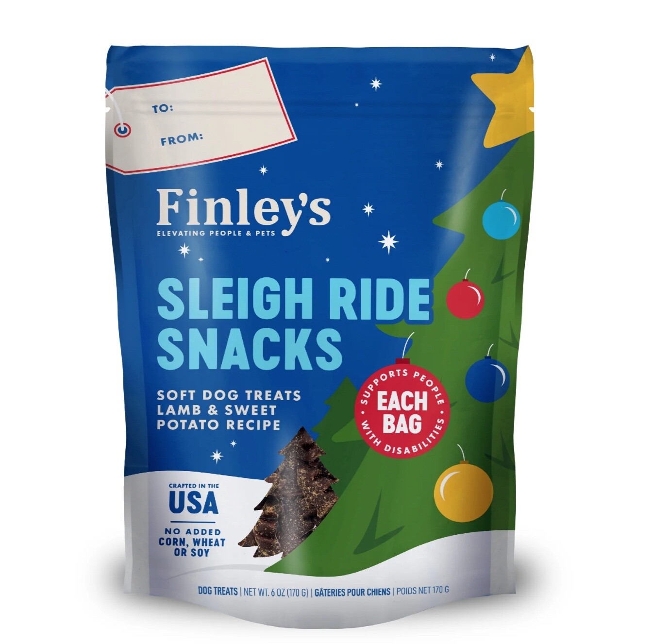 Finley's Sleigh Ride Dog Snacks Lamb & Sweet Potato Recipe