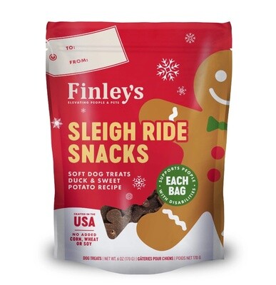 Finley&#39;s Sleigh Ride Dog Snacks Duck &amp; Sweet Potato Recipe