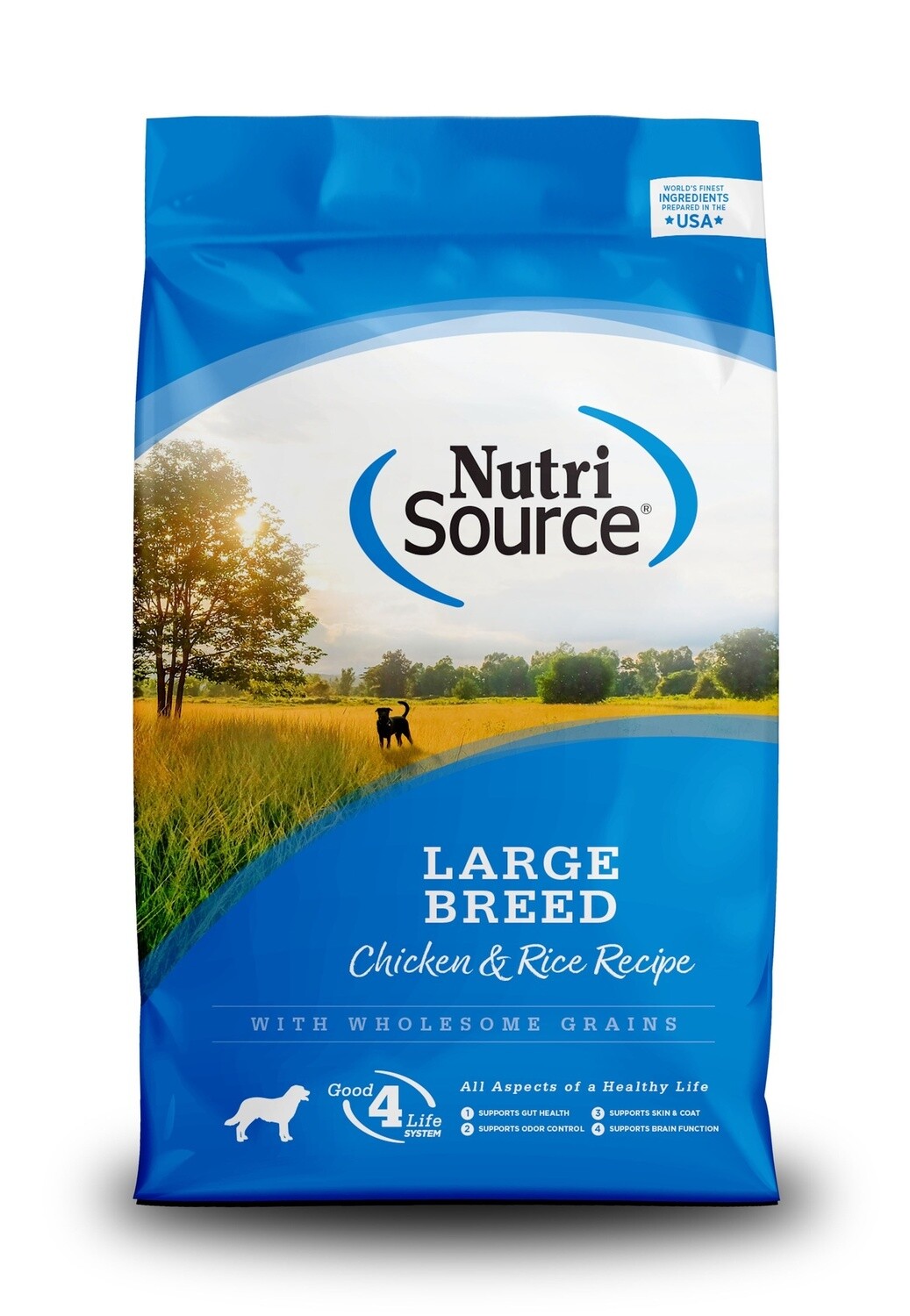 NutriSource Large Breed Chicken and Rice Dry Dog Food, Size: 26LB
